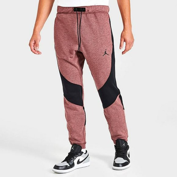 Jordan Dri-Fit Air Statement Fleece Pants (Coral/Black). Brand New. Mens Size XL - Picture 4 of 8